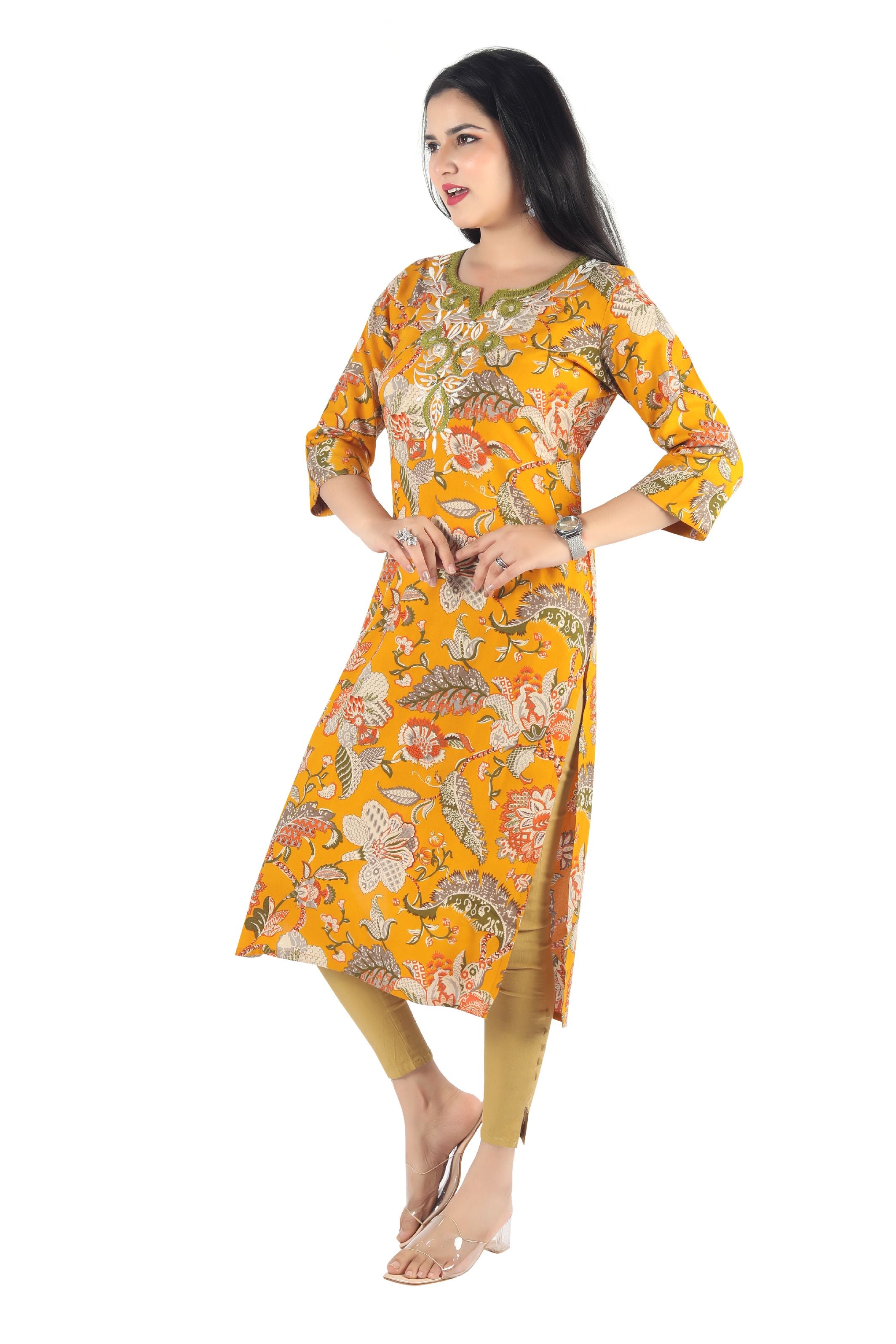 Floral Printed Kurti